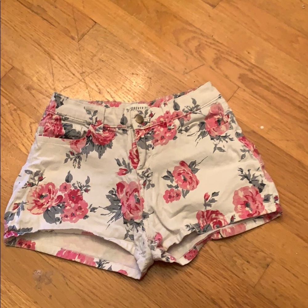 High waisted floral Shorts